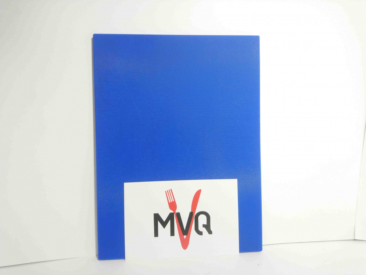 Доска разделочная пластиковая 40х30 синяя MVQ