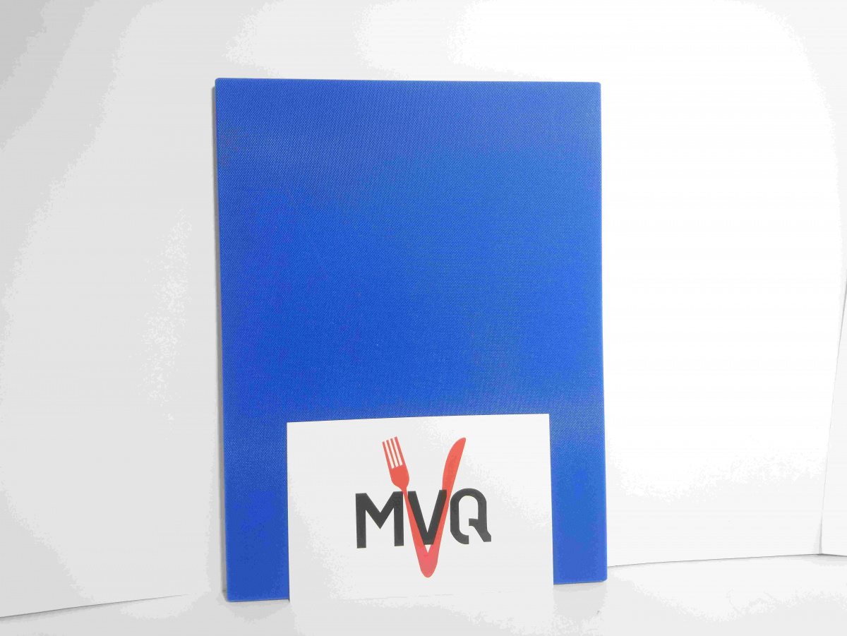 Доска разделочная пластиковая 40х30 синяя MVQ