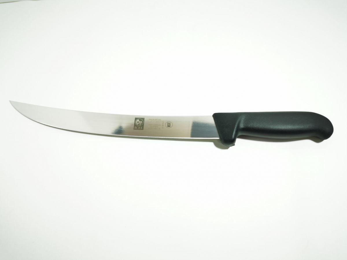 Нож разделочный 25 см POLY черный
