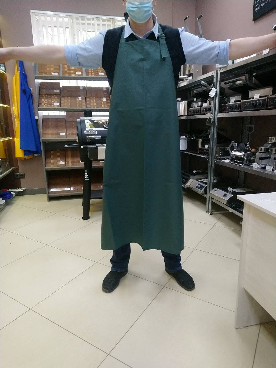 Фартук ПВХ 120/120 зеленый