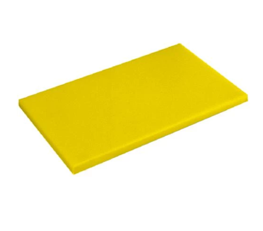 Доска разделочная пластиковая желтая 60х40х2см MVQ